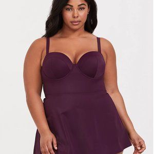 torrid Swim - Torrid Purple Swimdress torrid Swim - Torrid Purple Swimdress